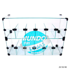 60x40cm- Baleiro de vidro modulado Temperado - comprar online