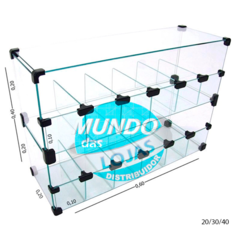 60x40cm- Baleiro de vidro modulado Temperado na internet