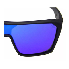 Óculos de Sol HB Carvin 2.0 Matte Black Blue Chrome na internet