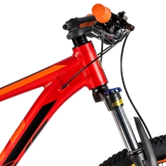 Bicicleta MTB Groove Hype 10 19 21v Md Vermelho/Laranja/Preto - Bikeweb