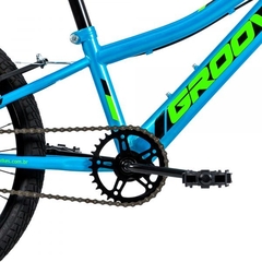 Bicicleta Infantil Groove Ragga Aro 20 Azul/Verde/Preto - loja online