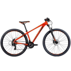Bicicleta MTB Groove Hype 10 19 21v Md Vermelho/Laranja/Preto