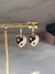 Aretes corazon jing jang