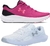 Tenis Under Armour Charged Surge Dama Blanco-Rosa Tallas 22-26