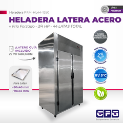 Heladera Latera 44 Latas MT ACERO FULL / PRM-HL44-1350 - comprar online