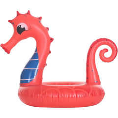 Inflable Caballito de Mar Rojo 150cm x 120cm - FabiAkitsu8