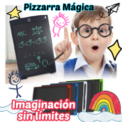 Pizarra 8.5 Magica Para Dibujar Sin Papel Niños Unicolor NEGRO