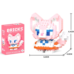 Bricks para Armar Lobo - Construcción Creativa - FabiAkitsu8