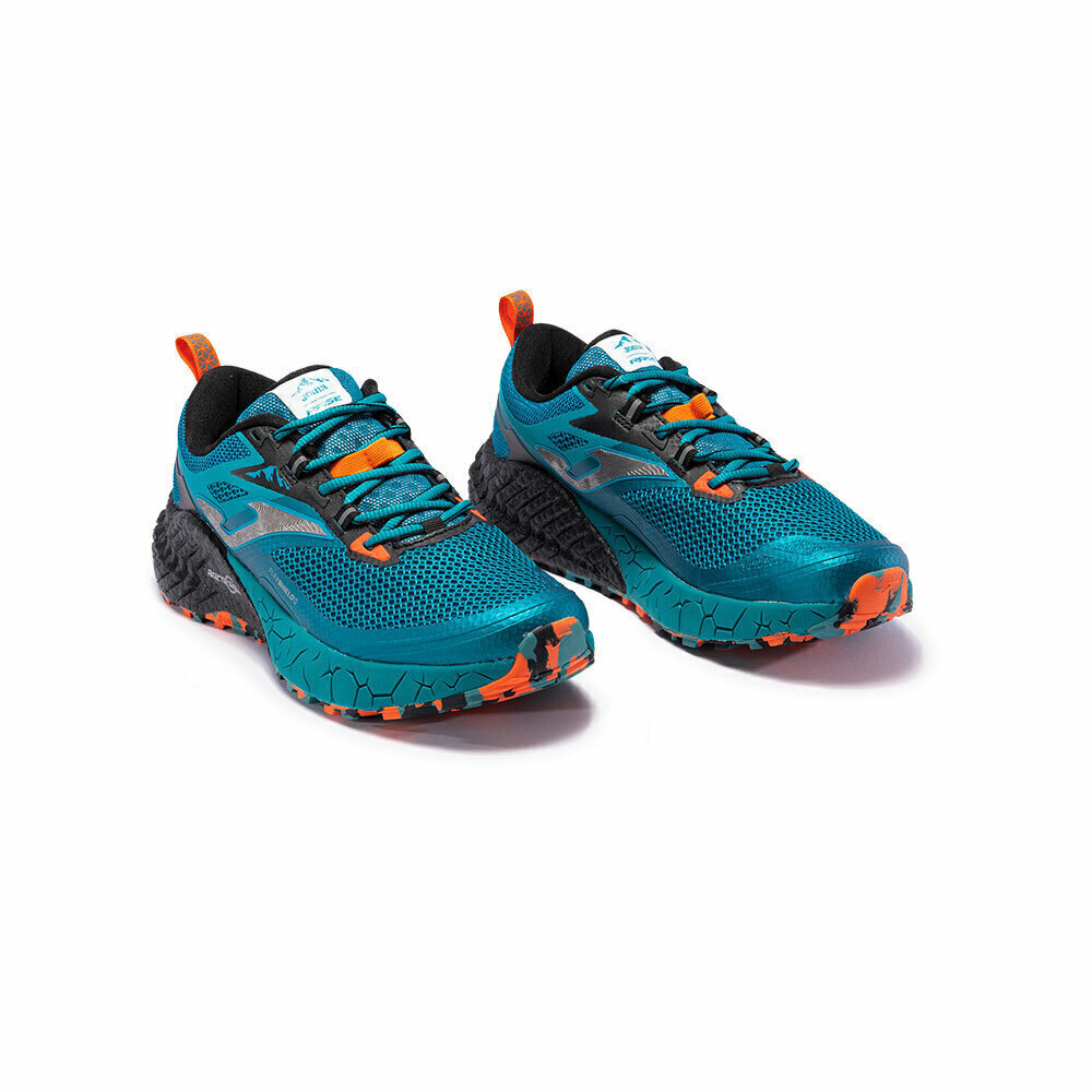 Zapatillas de trail para hombre Joma TK.TREK 2317. Azul-naranja.