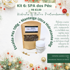 KIT SPA DOS PÉS (Manteiga Hidratante 60g + Escalda-Pés 100g