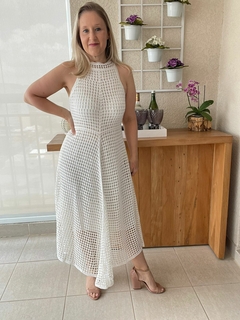 Vestido Arezzo Branco - Rosa Foti Modas