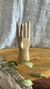 Escultura Mão Pangal em Madeira Lisa
