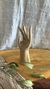 Escultura Mão Pangal em Madeira Lisa - comprar online