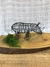 Escultura de Rinoceronte em Metal - loja online
