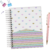 Imagem do Planner Personalizado com Wire-o - Modelo Candy Personalizável - A4 21x30