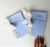Livro de Votos de Casamento com Laminação Prata - Cor Azul Serenity- Par