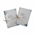 Livro de Votos de Casamento com Estampa Personalizada floral azul com rosas - Par