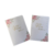 Livro de Votos Casamento com Estampa Personalizada Floral Rose com Letras Douradas- Par