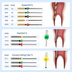 Extractor de limas rotas para conducto radicular dental - Odontologia Distribuidor