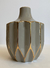 Vaso cinza e dourado - 17X22,5