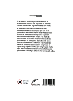 La racionalidad práctica en el debate Habermas-Gadamer - comprar online