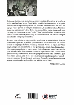 Literatura argentina y política - comprar online