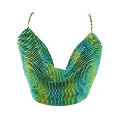 Cropped verde de luxo