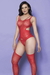 LINGERIE COM LIGA E MEIA 7/8 cód. 1401