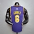 REGATA NIKE LOS ANGELES LAKERS PERSONALIZADA (SILK) ROXA/BRANCA/AMARELA - GOLA V