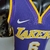 REGATA NIKE LOS ANGELES LAKERS PERSONALIZADA (SILK) ROXA/BRANCA/AMARELA - GOLA V - comprar online