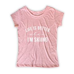 Camiseta Feminina Estampa Skiing - loja online