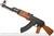 Custom AK47 CYMA FullMetal Madera real Blowback Airsoft AEG