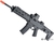 Rifle de combate adaptable A&K Rifle Airsoft AEG (Negro / Carabina)