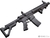 Crosman DPMS SBR Full-Auto CO2 Blowback Powered .177 BB Air Rifle (Color: Negro) - VETA