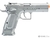 Pistola Airsoft GBB personalizada de edición limitada con licencia Cybergun Tanfoglio de KWC (Plata) - comprar en línea