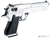 Pistola de aire comprimido con retroceso a gas Desert Eagle con licencia Cybergun Magnum Research de HFC (color: plateado)