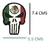 Parche Insignia PUNISHER Pvc México Tricolor - VETA