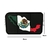 Parche bandera de México pixel en internet