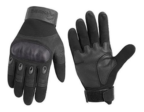guantes negros de Airsoft, pantalla táctil para Airsoft, caza al aire  libre, tiro, paintball, trabaj XianweiShao 8390615122375