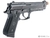 M9 PT92 Full Metal Semi / Full Auto Select Fire CO2 Gas Blowback Airsoft Pistola de KWC (Color: Negro) - VETA