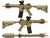 Rifle Matrix / S&T Sportsline M4 RIS Airsoft AEG G2 (Dark Earth Keymod 8 «) en internet