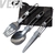 Utenzilios Camping Cuchara Tenedor Cuchillo Metal