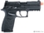 Replica Airsoft GBB SIG Sauer ProForce P320 M18 MHS exclusiva de Evike.com Negro / Green Gas - comprar en línea