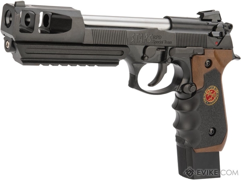  Elite Force - Glock 17 Gen5 GBB con retroceso. Pistola de aire  comprimido de perdigones, 0.236 pulgadas, color negro, tamaño único. :  Deportes y Actividades al Aire Libre