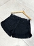 Short ZAC deflecado negro - tienda online