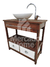 VANITORY DE 84 CM CON CANASTOS + BARRAL + BACHA + GRIFERIA - comprar online