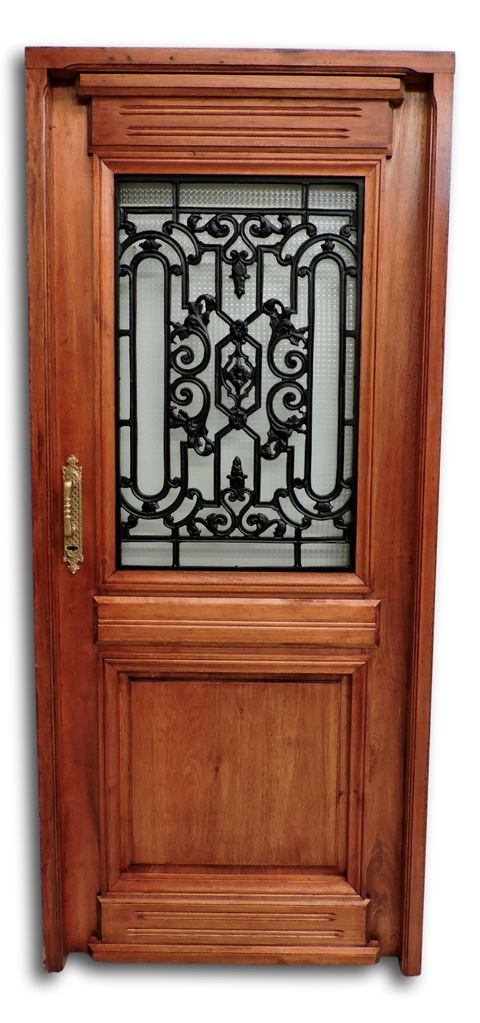 Puerta madera, puertas de cedro exterior Mod. H102