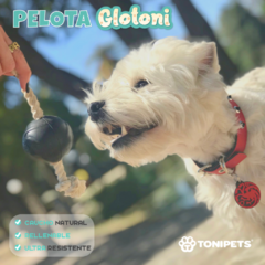 Pelota Glotoni Rellenable 6mm Resistente Perro Jueguete EXTREME - rubipets