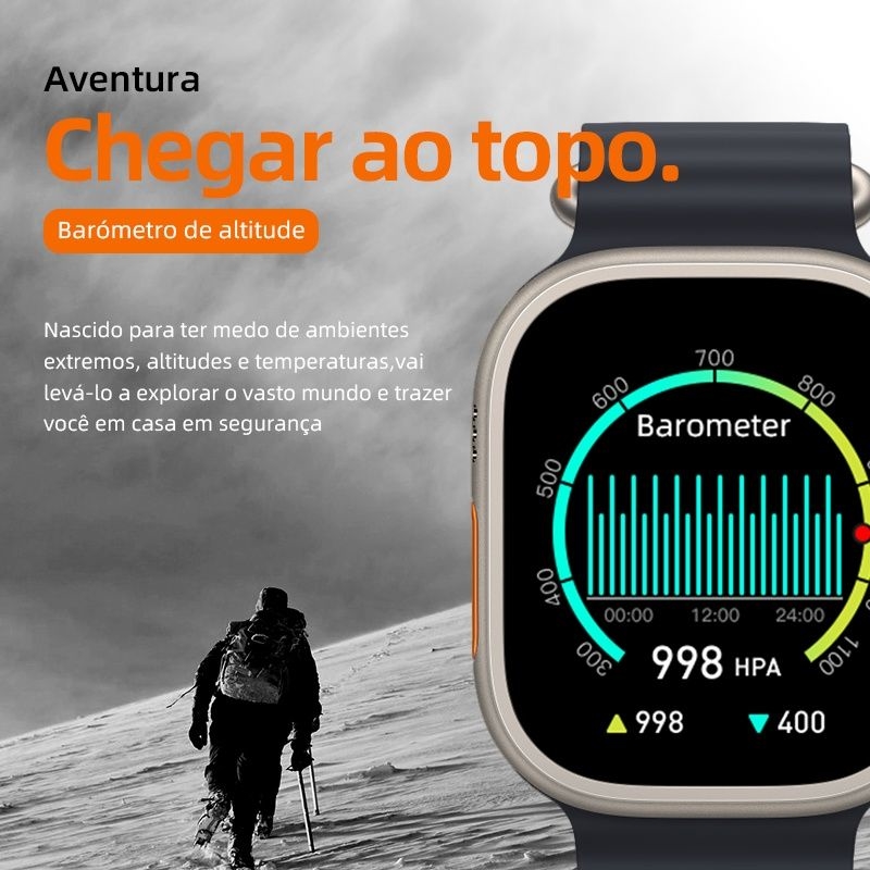 Relógio Digital Watch 8 Pro Alimentado Por Indução