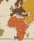 Mapa Adesivo Países e Capitas - Terrosos na internet